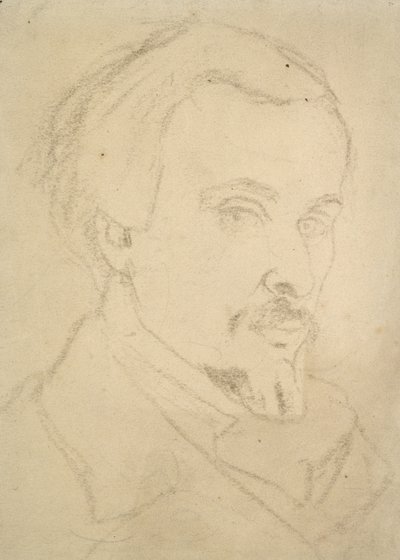 Selbstporträt von Dante Gabriel Charles Rossetti